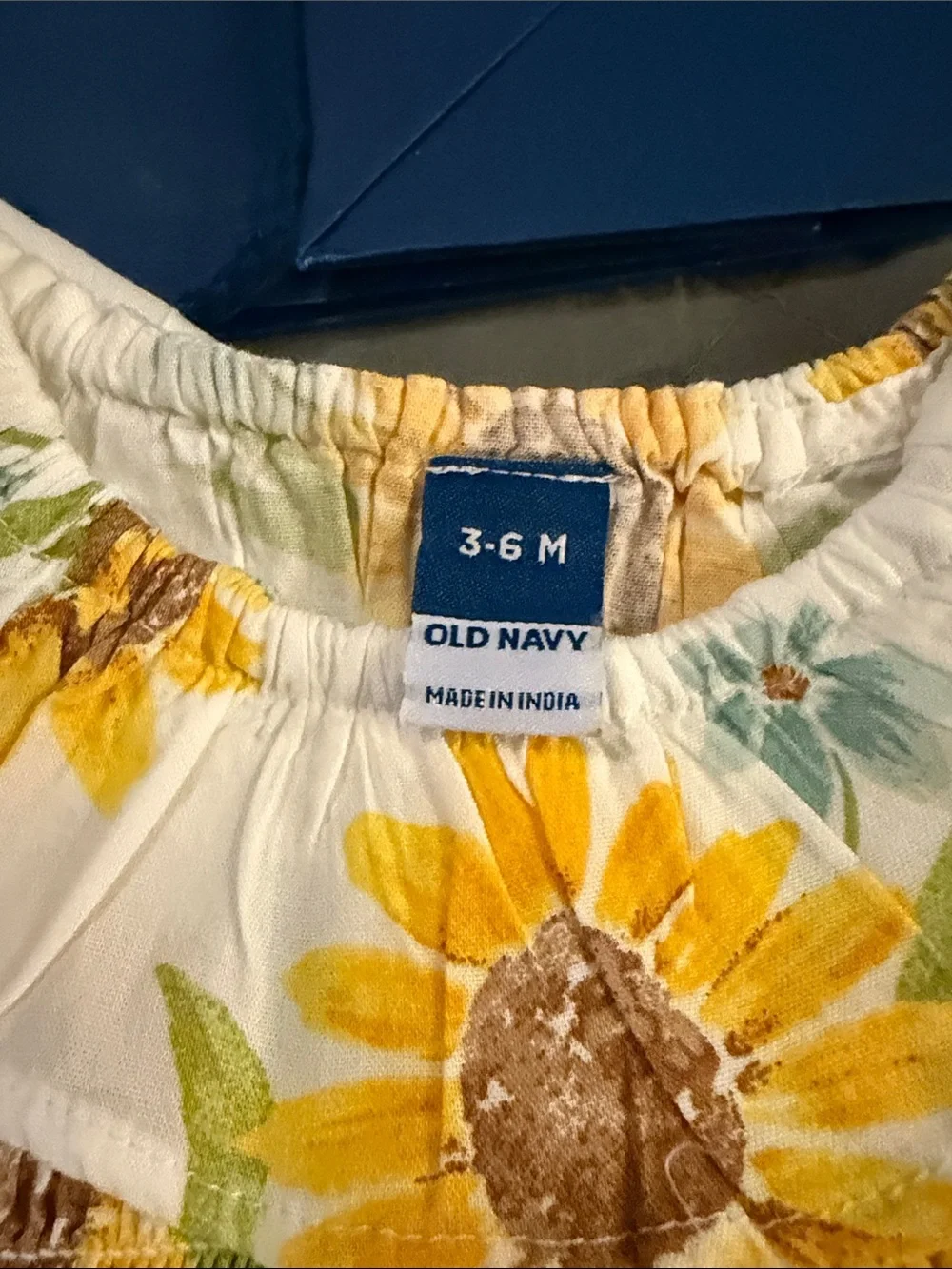 Old Navy Girls Sunflower One-Piece outfits - White, Pink, Yellow